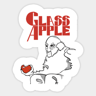 Glass Apple Topeka old poster Sticker